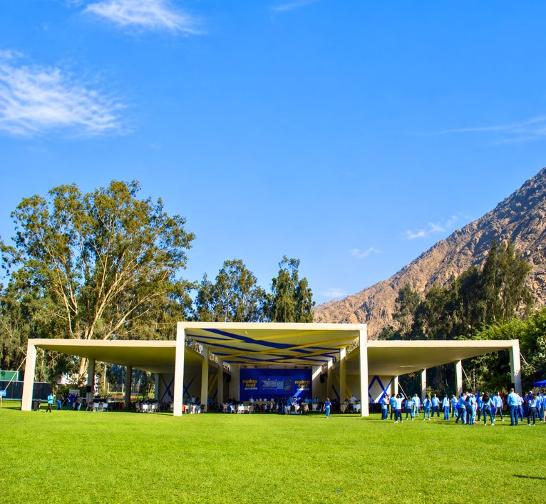 Evento corporativo al aire libre en Kankay Resort