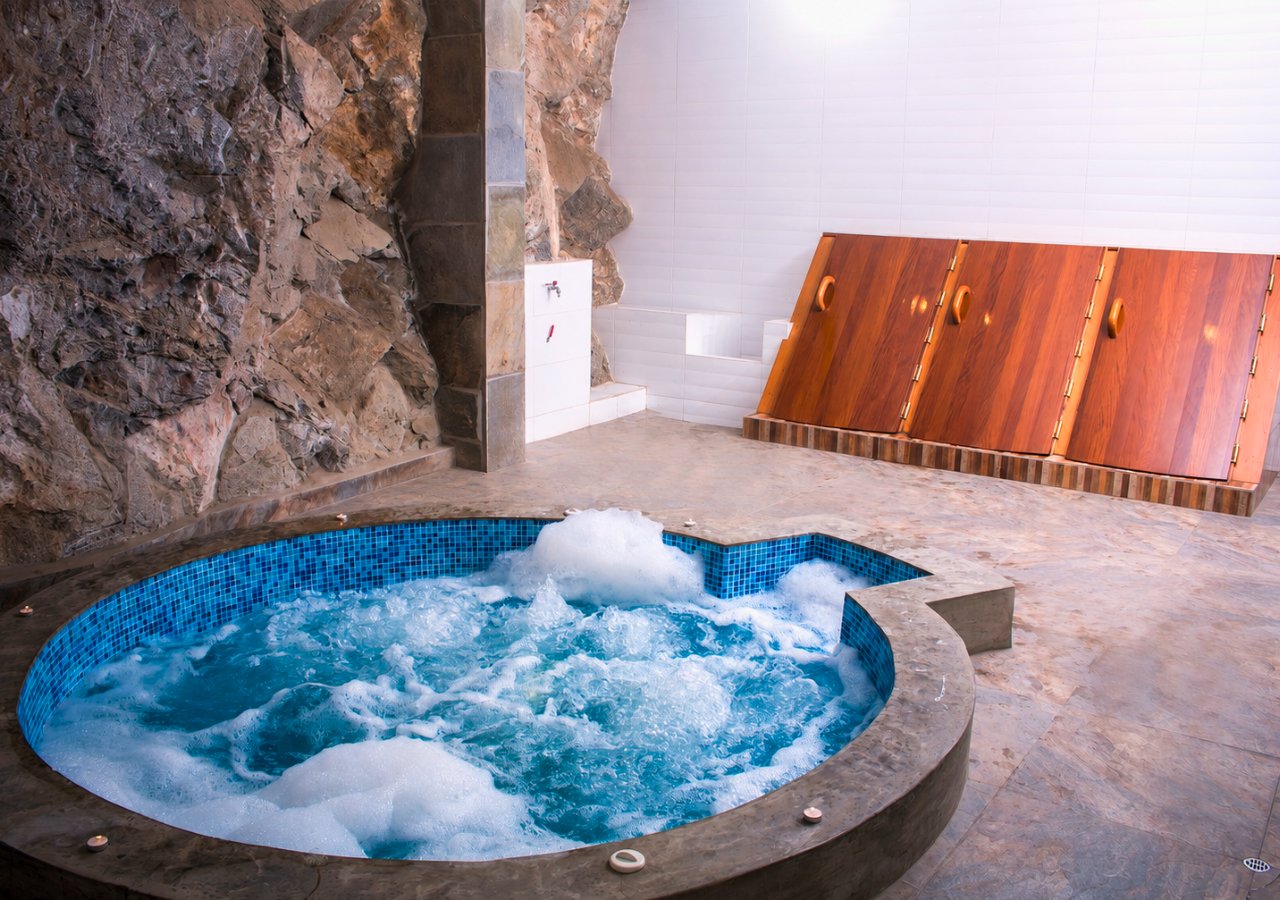 Jacuzzi del spa de Kankay Resort