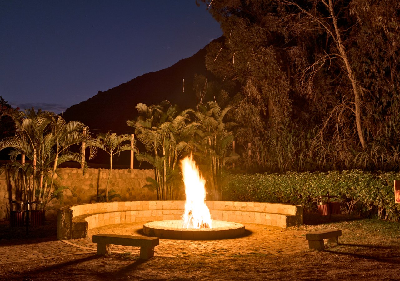 Fogata nocturna en Kankay Resort