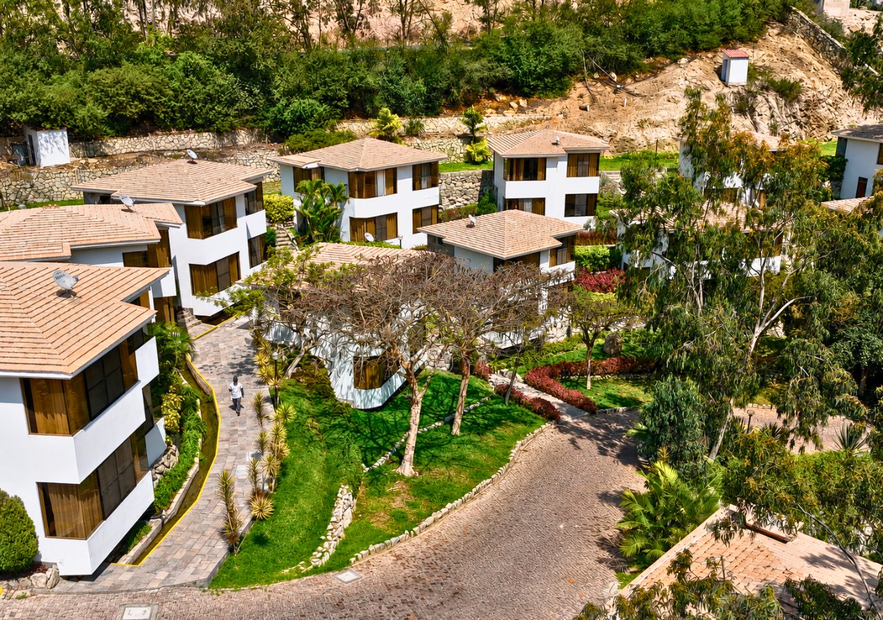 Casitas de Kankay Resort vistas desde arriba